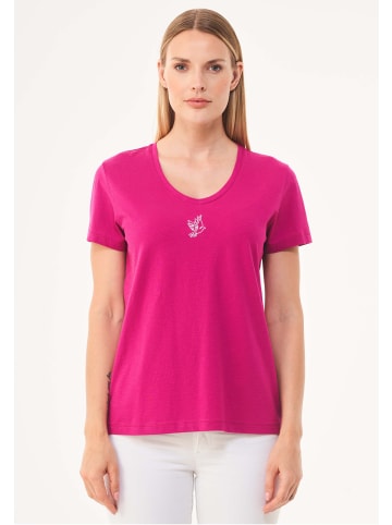Organication T-Shirt "WOR13317" in Himbeerpink
