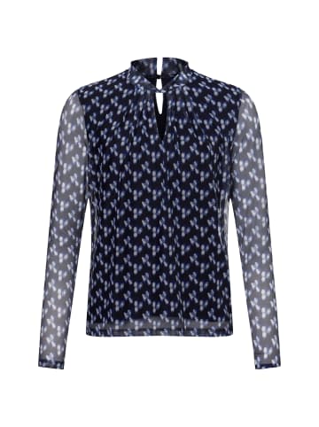 More & More Langarmshirt in marine hellblau
