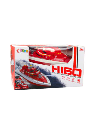 Wisam® Ferngesteuertes Motorboot RC 1:28 Rot
