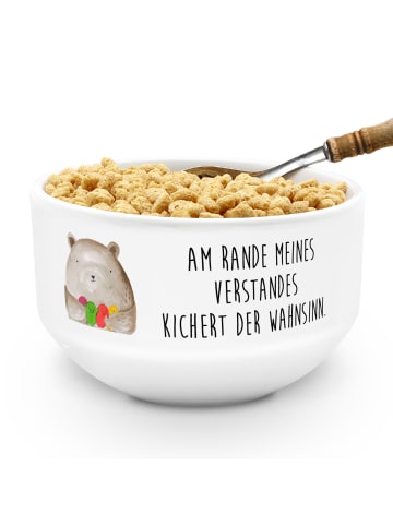 Mr. & Mrs. Panda Frühstücksschüssel Bär Gefühl mit Spruch in Weiß
