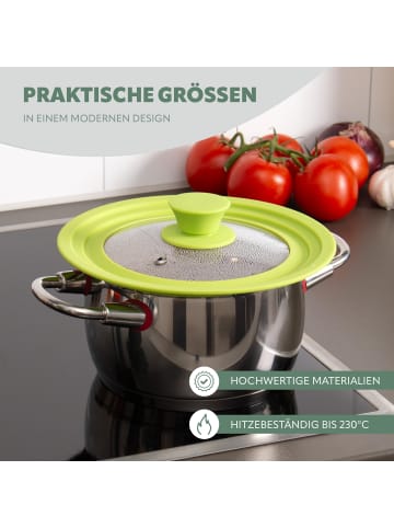 bremermann Universal-Glasdeckel Silikonrand 16/18/20 cm