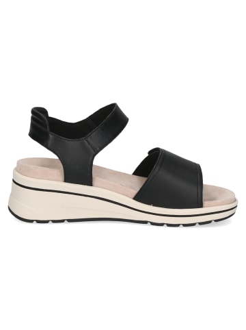 Caprice Sandale Sandalette in schwarz