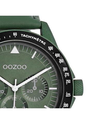 Oozoo Analog-Armbanduhr Oozoo Timepieces grün groß (ca. 45mm)