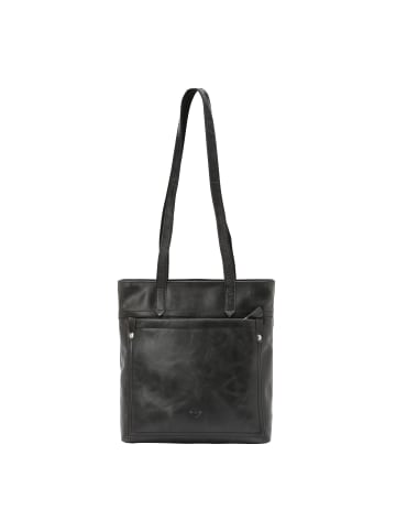 VLD VOi Leather Design City Cowboy Schultertasche Leder 29 cm schwarz