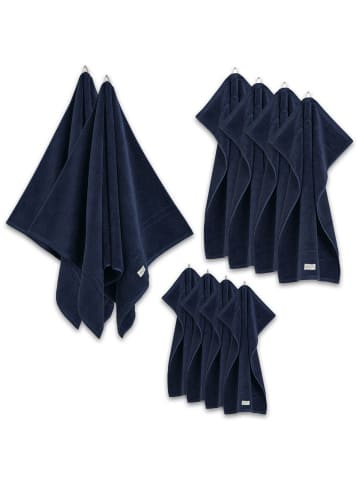 Gant Handtuch 10er Pack in Marine