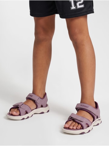 Hummel Klettverschluss Sandale Sandal Wave Lebensstil Kinder in SEA FOG