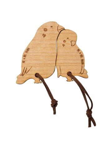 Mr. & Mrs. Panda schlüsselanhänger paar Wellensittich ZweiMenschkei... in Braun