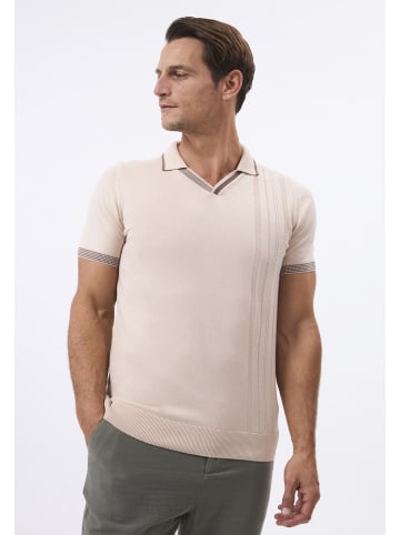 Felix Hardy Poloshirt Kurzarm in Beige