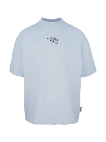 Carlo Colucci T-Shirt Finetto in Hellblau