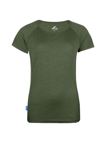 Westfjord T-Shirt "Askja" in Oliv