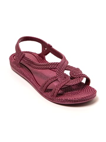 Brasileras Sandalen "Esmirna" in Granatrot