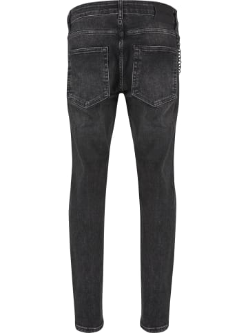 2Y Premium Tapered Jeans in black