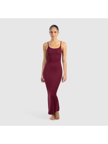 SMILODOX Maxi Dress Aveline in Bordeaux