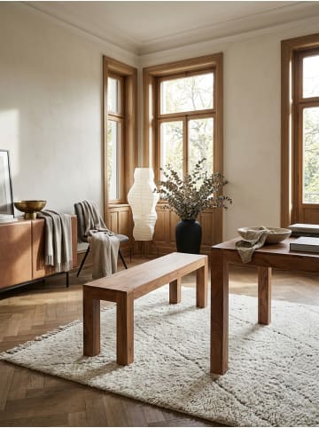 KADIMA DESIGN Esszimmer Sitzbank MUMBAI Massiv-Holz 120 x 45 x 35 cm in Akazie