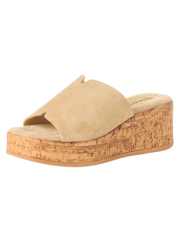 Tamaris Pantolette in BEIGE SUEDE