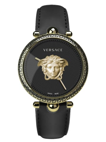 Versace Analoguhr für Damen in Schwarz
