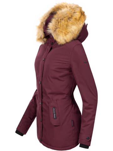 Navahoo Winterjacke Laura in Weinrot