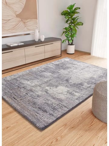 Atticgo Hochflor-Teppich KIVET in grau