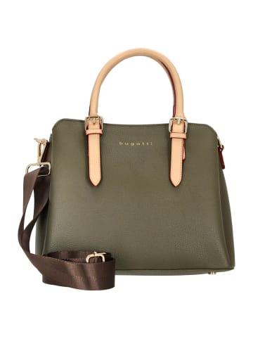 Bugatti Ella M - Henkeltasche 30 cm (beige) in olive
