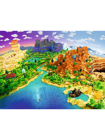Ravensburger Puzzle 1.500 Teile Erwachsenenpuzzle 1500 Teile - World of Minecraft Ab 14 Jahre in bunt