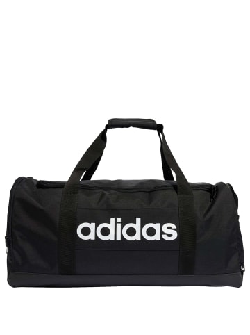 adidas Linear - Sporttasche M 56 cm (darkblue/white) in schwarz weiß
