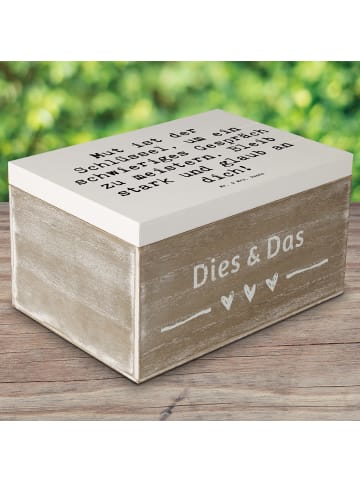 Mr. & Mrs. Panda Box Spruch Ein schwieriges Gespräch führen mit ... in Weiß