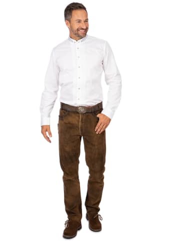 MADDOX Lederhose BARMSEE in braun