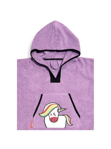Denokids Kleid Poncho Towel Unicorn Lilac in lila