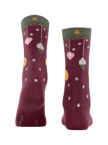 Burlington Socken X-Mas Bauble in Burgundy