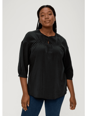 TRIANGLE Bluse 3/4 Arm in Schwarz