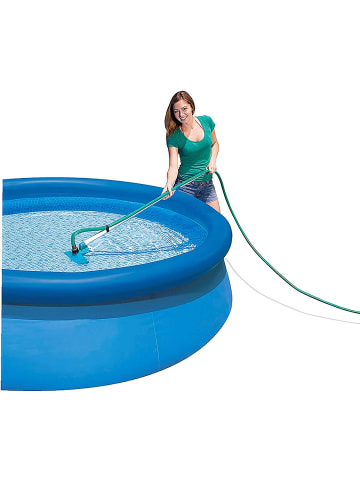 Intex Pool-Reinigungsset mit Alu-Teleskopstange (239cm) in weiß