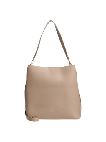 Seidenfelt Nelma Hobo - Shopper 35 cm (black) in warm beige