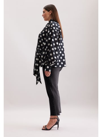 Seidensticker Rüschenbluse Oversized in Schwarz