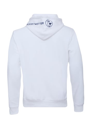 SCHIETWETTER Hoodie "Fritz Stick" in white