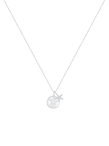 Elli Halskette 925 Sterling Silber Blume, Seestern in Silber