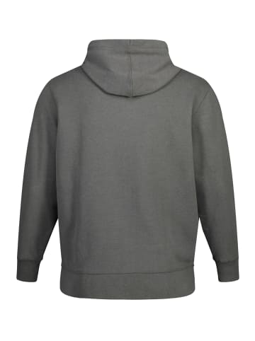 JP1880 Sweatjacke in stahlgrau