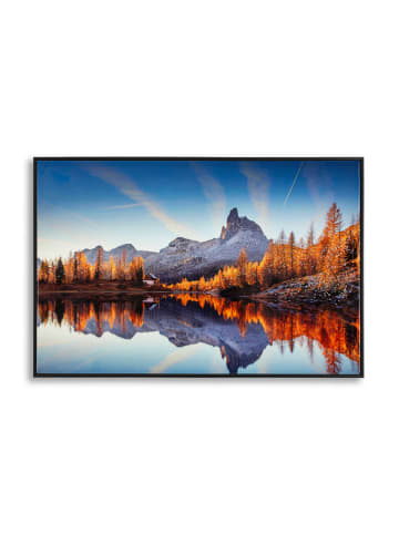 Mauro Ferretti Druck auf lackierter Leinwand mit Rahmen, 90 x 4 x 60 cm