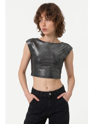Alexa Dash Blouse in Schwarz