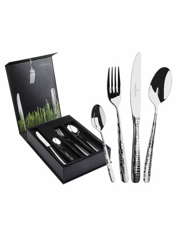 Picard & Wielpütz 24-tlg. Tafelbesteck inkl. Besteckbox Frame in in silber