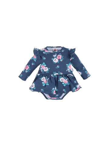 Makoma Bodykleid Floral in blau