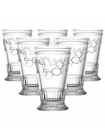 La Rochere 6er Set Longdrinkgläser Versailles in 330 ml in transparent