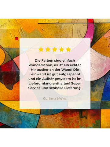 MuchoWow Leinwand bilder Geometrie (BxH)