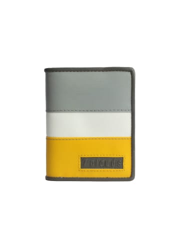 7CLOUDS RFID-Geldbörse Keron 7.1 in yellow-white-grey
