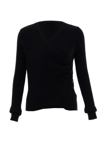 NAEMI Damen Strickpullover in Schwarz
