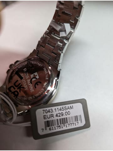 Swiss Alpine Military by Grovana Analoguhr für Herren in blau