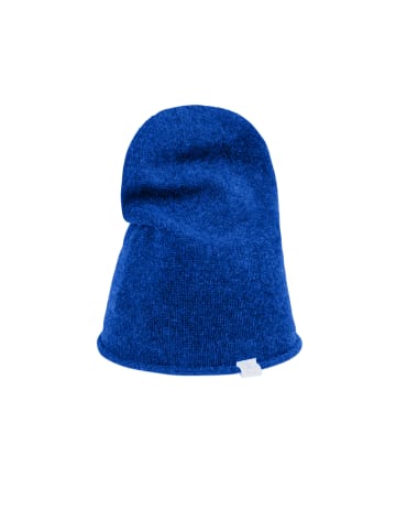 CASH-MERE.CH Bio Beanie in Jet Stream Blau