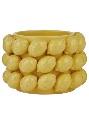 Butlers Blumentopf LEMON Zitronen in Gelb