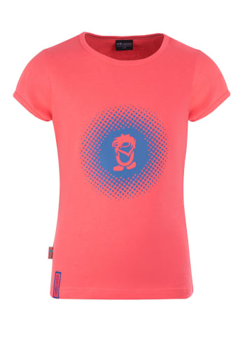 Trollkids T-Shirt "Logo" in Rosa / Blau