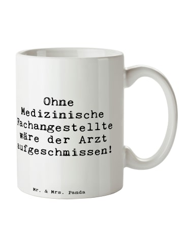 Mr. & Mrs. Panda Becher Spruch Medizinische Fachangestellte mit ... in Weiß