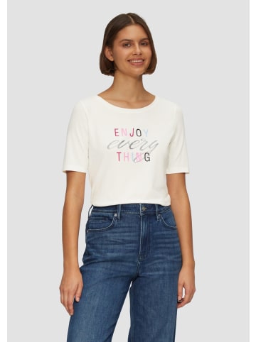 s.Oliver T-Shirt in 02E2_ecru